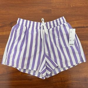 NWT Urban Outfitters Striped Cotton Shorts